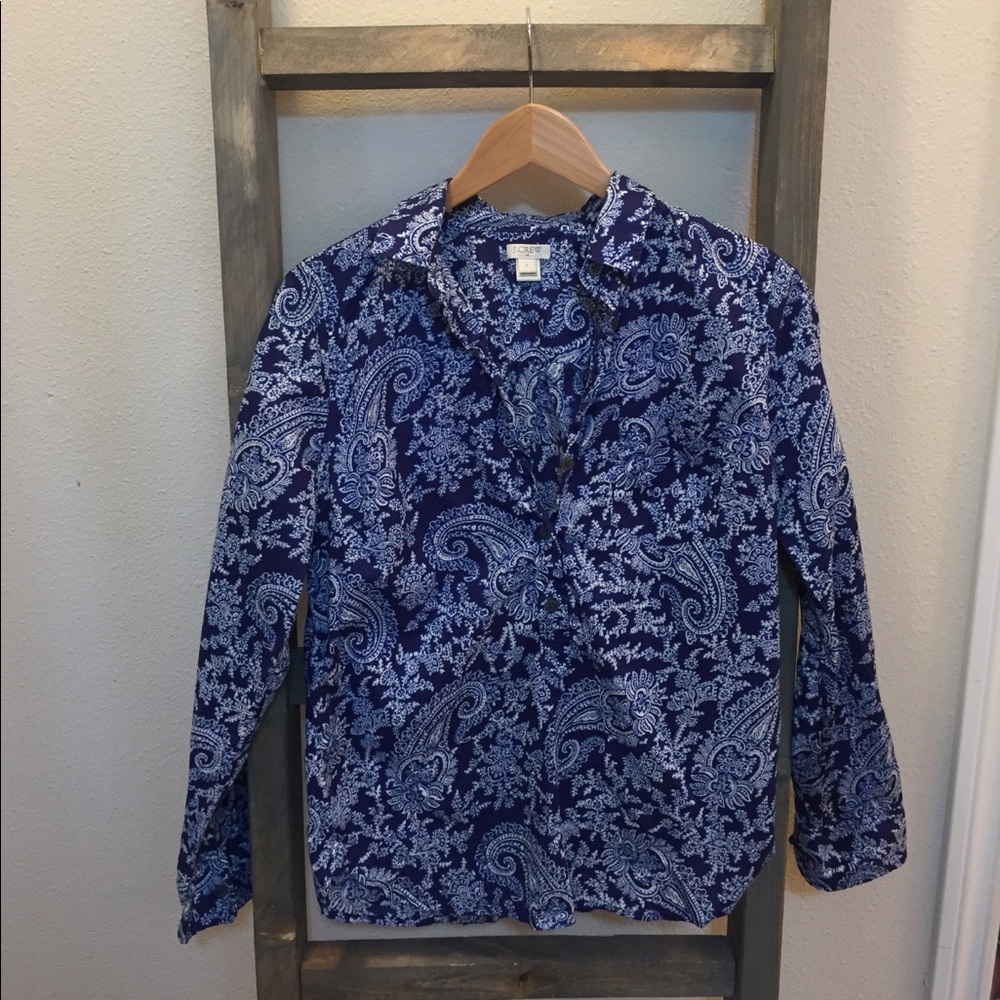 J.Crew small button up paisley